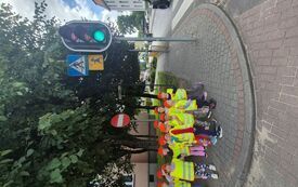 Galeria aktualności Żabki poznają zasady bezpiecznego poruszania się po drodze!  6